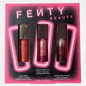 Fenty Beauty GLOSSY POSSE VIII Trio Bomb Set (FULL SIZED)